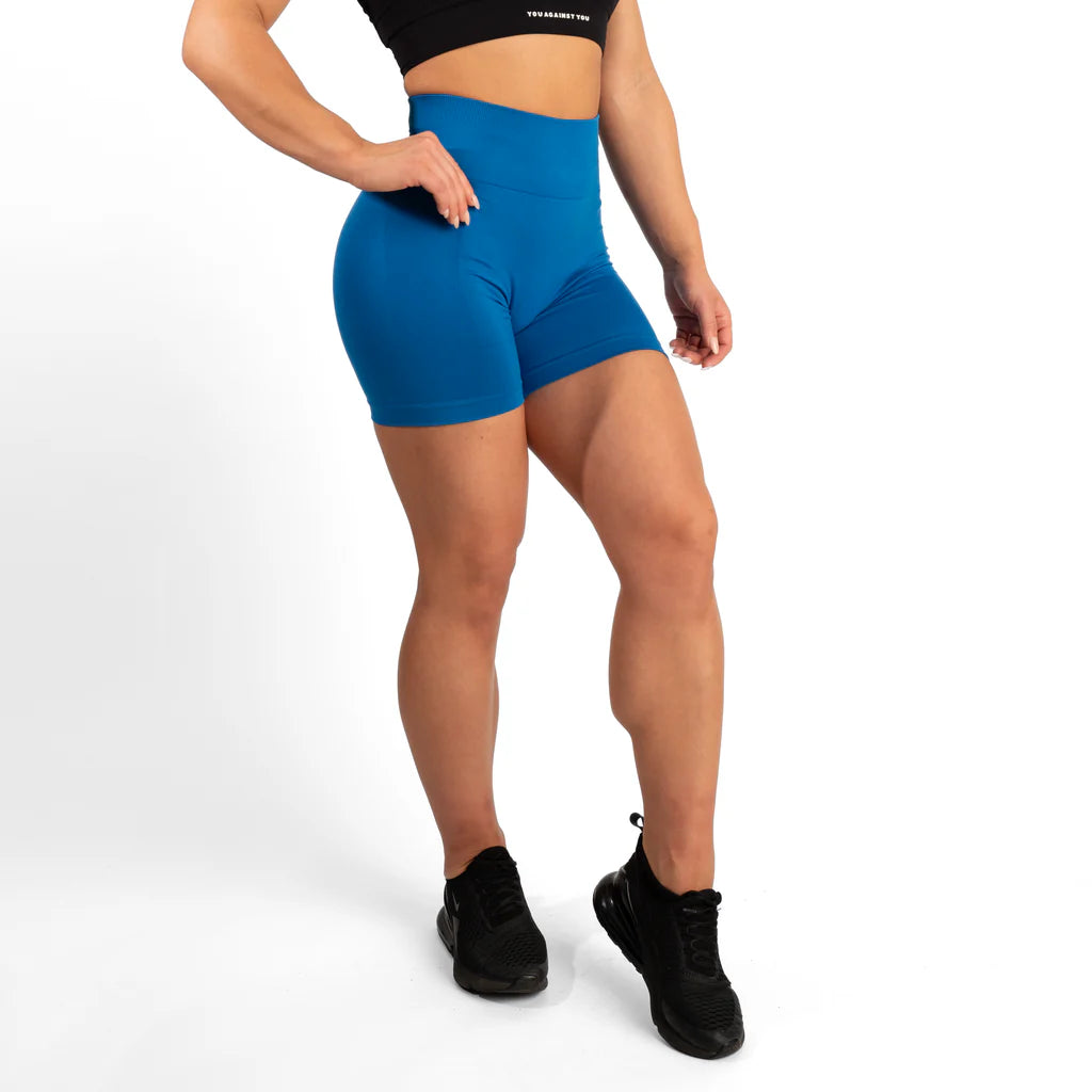 Elevate scrunch shorts - Blue