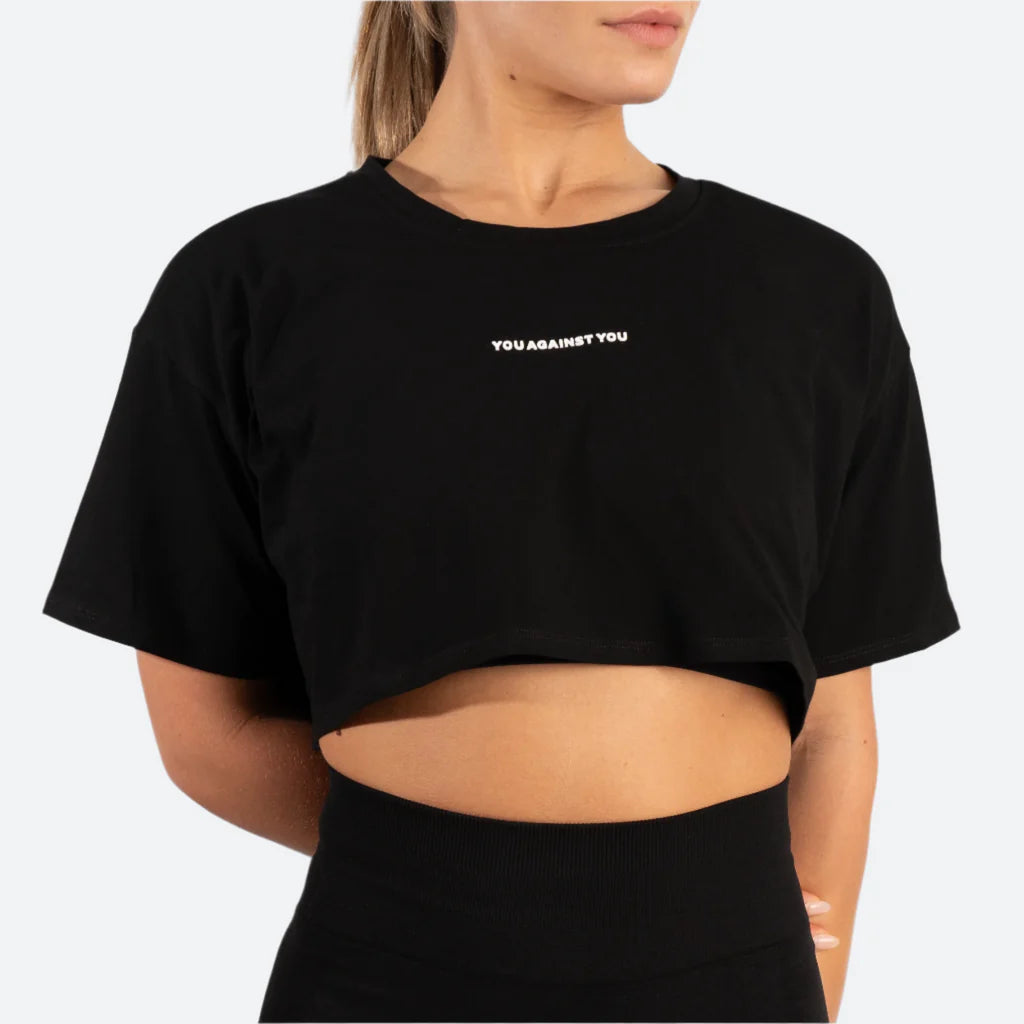 Elevate Crop Top - Black