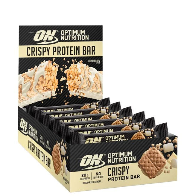 10 x Optimum Protein Crisp Bar, 65 g