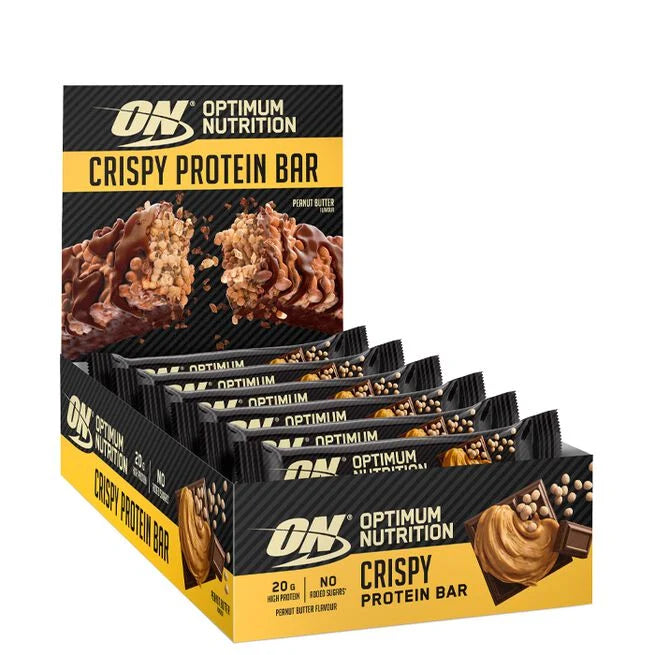 10 x Optimum Protein Crisp Bar, 65 g